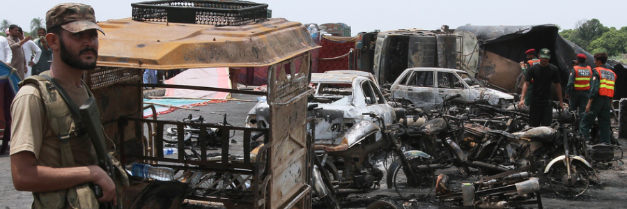 Secretary-General extends condolences to victims in oil tanker truck explosion in Pakistan Secretary-General extends condolences to victims in oil tanker truck explosion in Pakistan