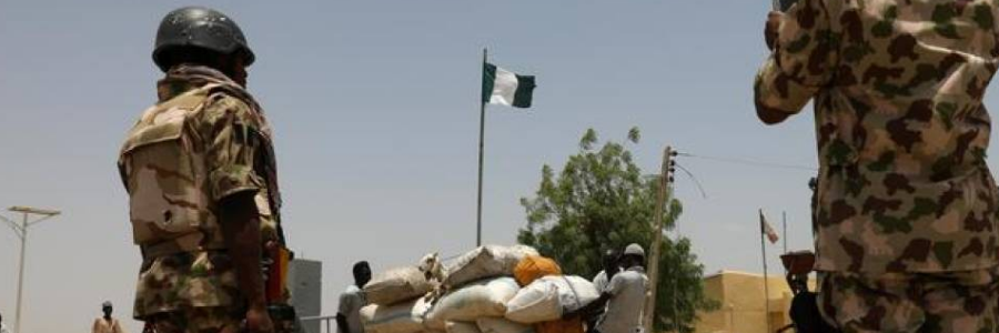 Suicide bombers kill 12 in Nigeria's Borno state - police Suicide bombers kill 12 in Nigeria's Borno state - police