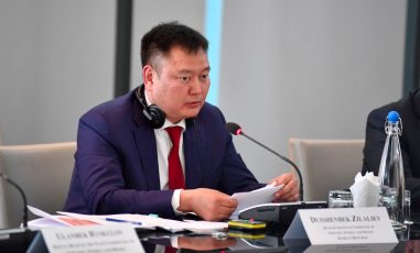 Duishenbek Zilaliev, the head of the state committee on industry, energy and mining for the Kyrgyz Republic.