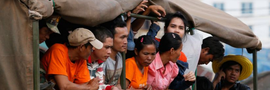 UN Migration Agency aids undocumented Myanmar, Cambodian migrants leaving Thailand UN Migration Agency aids undocumented Myanmar, Cambodian migrants leaving Thailand