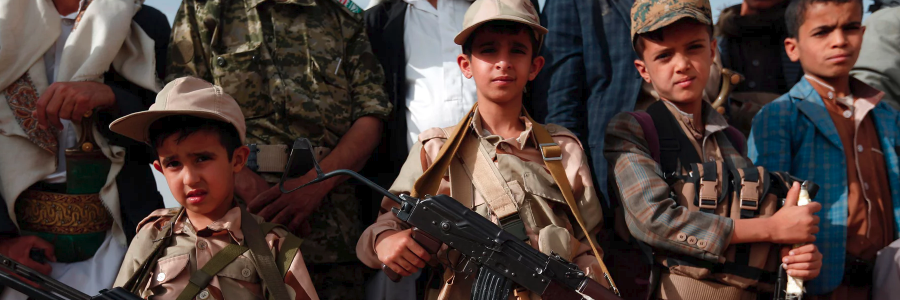 Child soldier recruits double in one year in Middle East and North Africa Child soldier recruits double in one year in Middle East and North Africa