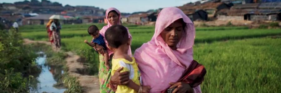Hostile terrain slows delivery of lifesaving aid to Rohingya refugees