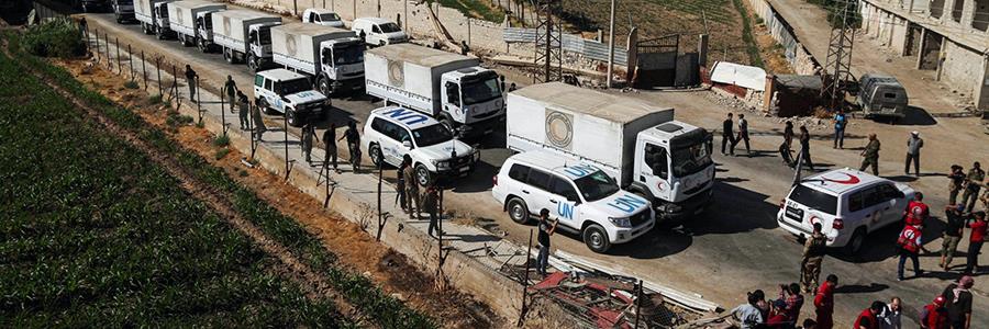 Syria: UN agencies deliver critical food aid, medicines to families trapped in rural Damascus Syria: UN agencies deliver critical food aid, medicines to families trapped in rural Damascus