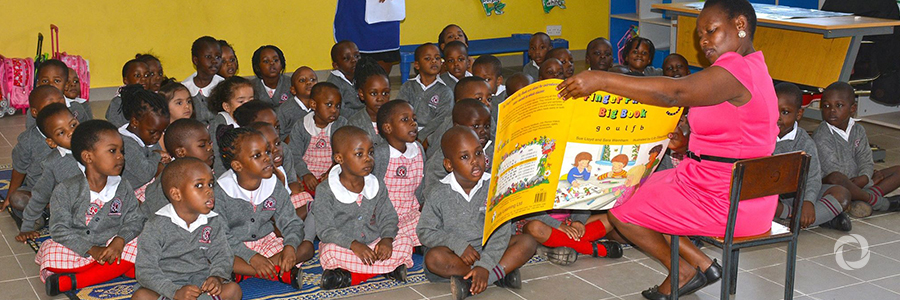 Attending school in UNICEF tents after the violence in Kasai Attending school in UNICEF tents after the violence in Kasai