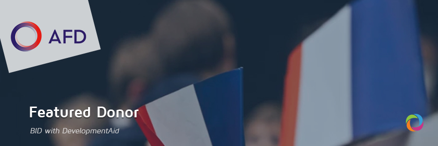 Get to know our donors: Agence Française de Développement (French Development Agency) Get to know our donors: Agence Française de Développement (French Development Agency)