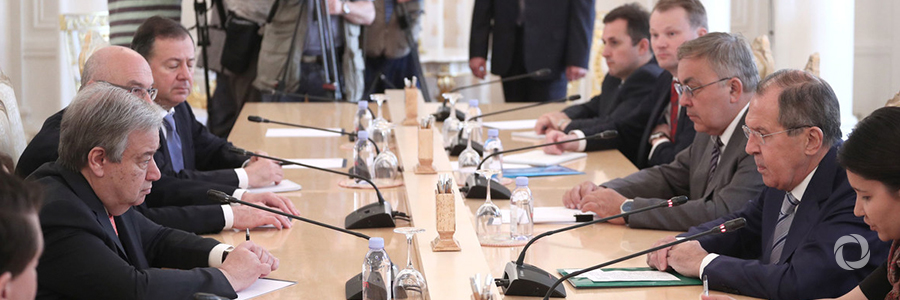 Strong multilateral institutions key to tackling world’s dramatic challenges, UN chief says In Moscow
