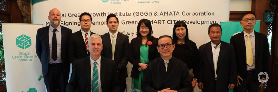 GGGI and AMATA ink an MoU to establish Green and Smart City GGGI and AMATA ink an MoU to establish Green and Smart City