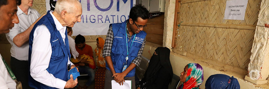 The world ‘must rally’ to support one million Rohingya refugees, UN Migration chief says