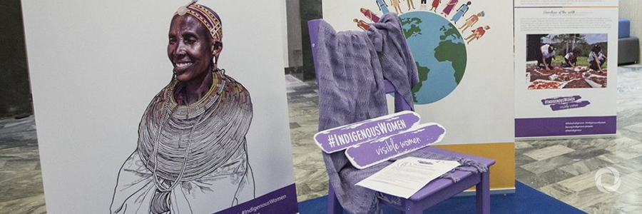 A violet chair to give indigenous women a seat at the table A violet chair to give indigenous women a seat at the table