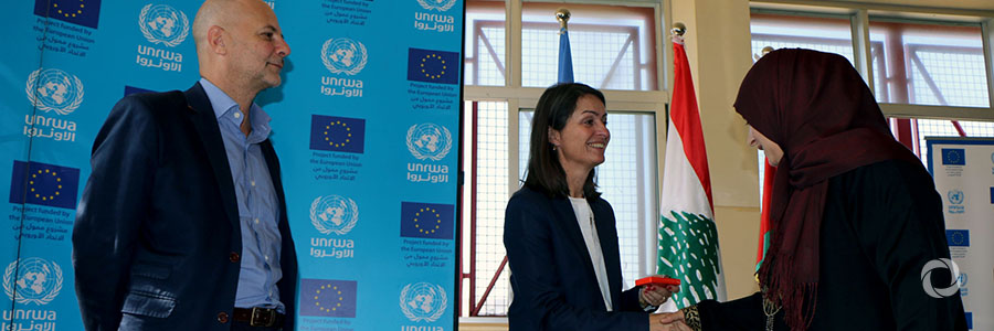 UNRWA and Germany  hand over newly-built  houses in Nahr El-Bared camp