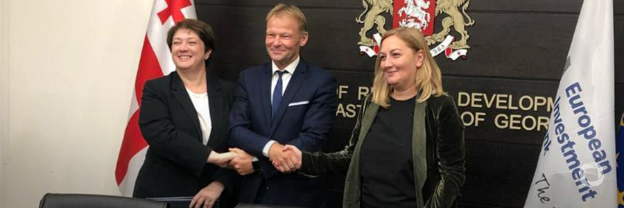 EIB supports hundreds of small and medium-sized businesses and water projects in Georgia