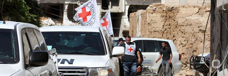 Humanitarian aid convoy to Syria’s Rukban camp Humanitarian aid convoy to Syria’s Rukban camp