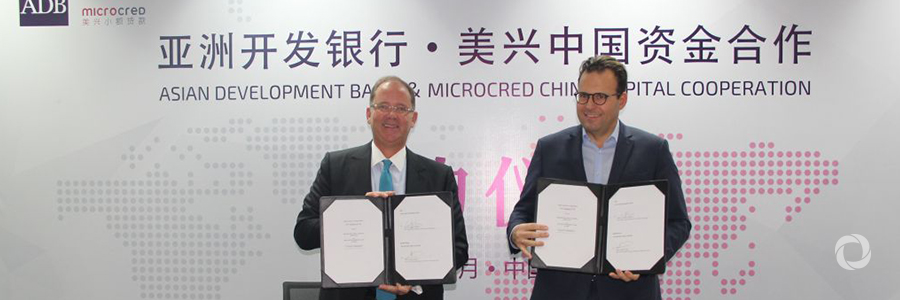 ADB signs deal with MicroCred China to improve access to finance of MSMEs in Western PRC ADB signs deal with MicroCred China to improve access to finance of MSMEs in Western PRC