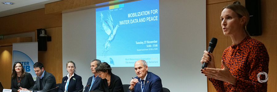 WMO advances the Water Data and Peace Agenda WMO advances the Water Data and Peace Agenda