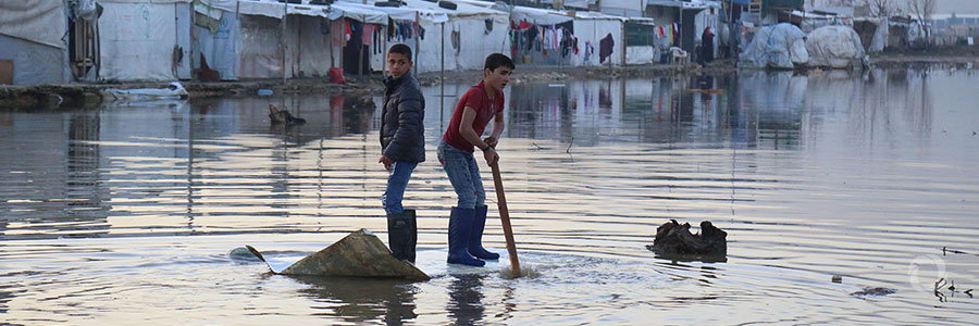 Storm Norma floods Syrian refugee camps in Lebanon Storm Norma floods Syrian refugee camps in Lebanon