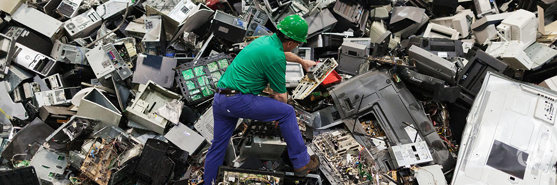 50 million tonnes of potentially job creating e-waste discarded annually 50 million tonnes of potentially job creating e-waste discarded annually