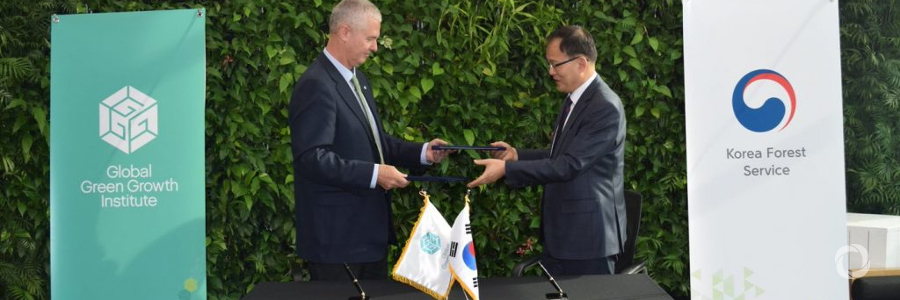 GGGI inks MOU with the Korea Forest Services