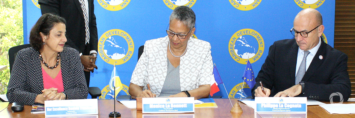 CDB, AFD and EU strengthen partnership to build climate resilience