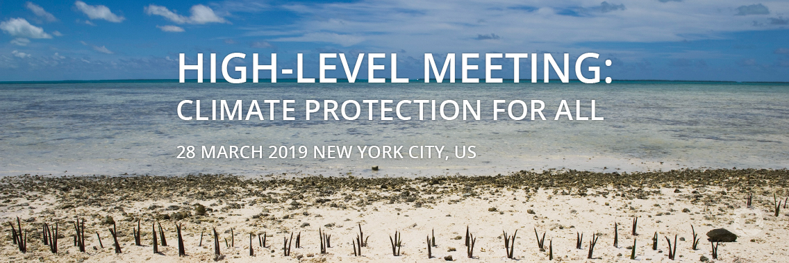 High-level Meeting: Climate Protection for All High-level Meeting: Climate Protection for All