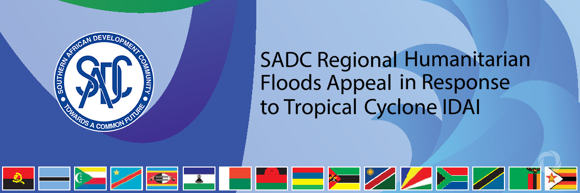 SADC launches a US$3.2 million appeal for millions affected by the devastating impacts of Tropical Cyclone Idai SADC launches a US$3.2 million appeal for millions affected by the devastating impacts of Tropical Cyclone Idai