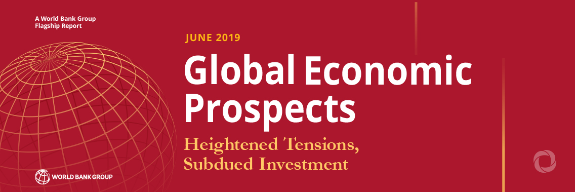 Global growth to weaken to 2.6% in 2019, World Bank says in its June 2019 Global Economic Prospects Global growth to weaken to 2.6% in 2019, World Bank says in its June 2019 Global Economic Prospects
