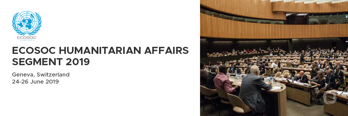 ECOSOC Humanitarian Affairs Segment 2019