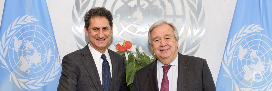 Francesco La Camera meets UN Secretary-General António Guterres to discuss climate cction Francesco La Camera meets UN Secretary-General António Guterres to discuss climate cction