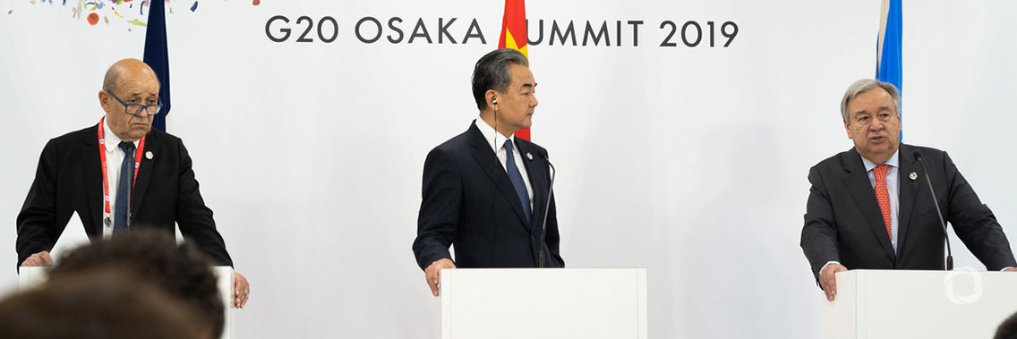 Create conditions for ‘harmony between humankind and nature’, UN chief says on sidelines of G20 in Japan