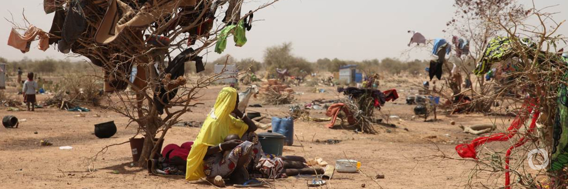 Building shelters for vulnerable displaced persons in Burkina Faso