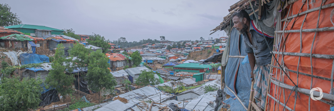 Rohingya refugee camps of southern Bangladesh hit by 7th day of wind and rain Rohingya refugee camps of southern Bangladesh hit by 7th day of wind and rain