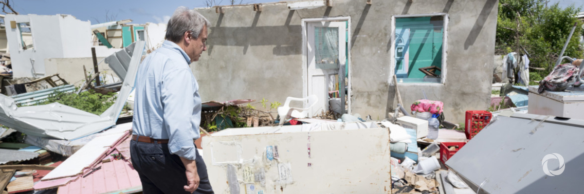 With Caribbean island life under threat, UN chief pushes to face ‘headwinds together’