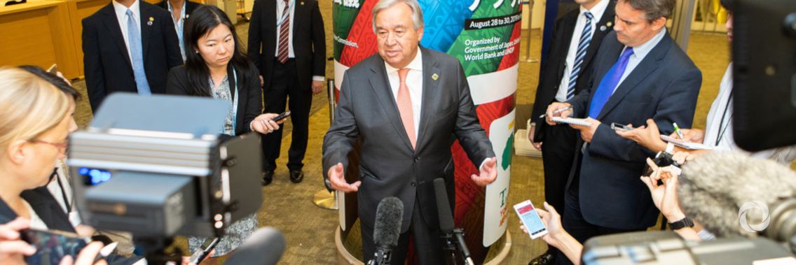 Decades of progress ‘can be wiped out overnight,’ UN chief laments at climate session in Yokohama