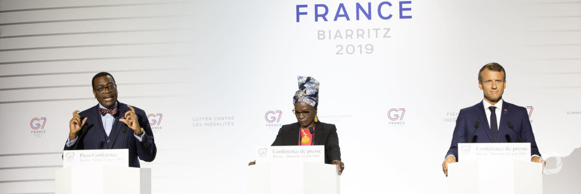 President Macron and G7 leaders provide Bank’s AFAWA initiative with $251 million. President Macron and G7 leaders provide Bank’s AFAWA initiative with $251 million.