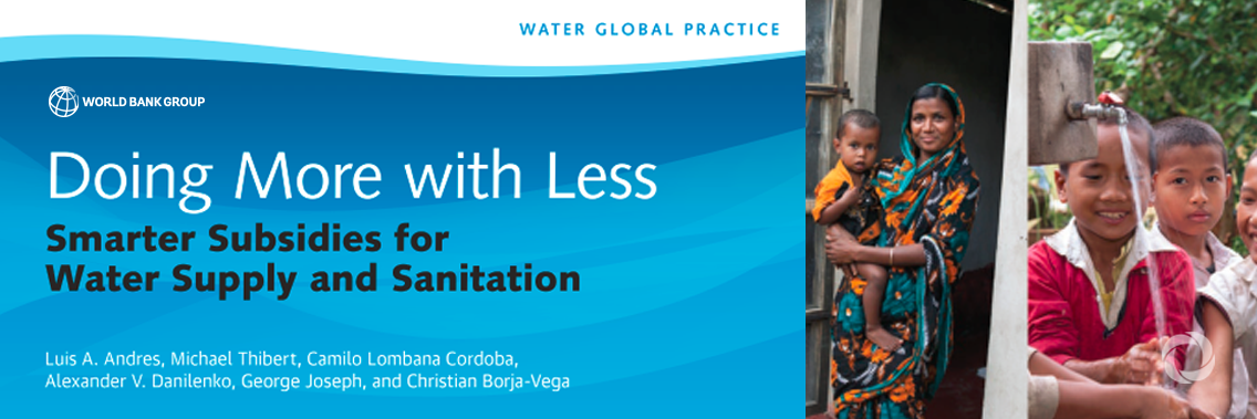 Water and sanitation subsidies need to better benefit the poor, says new World Bank report