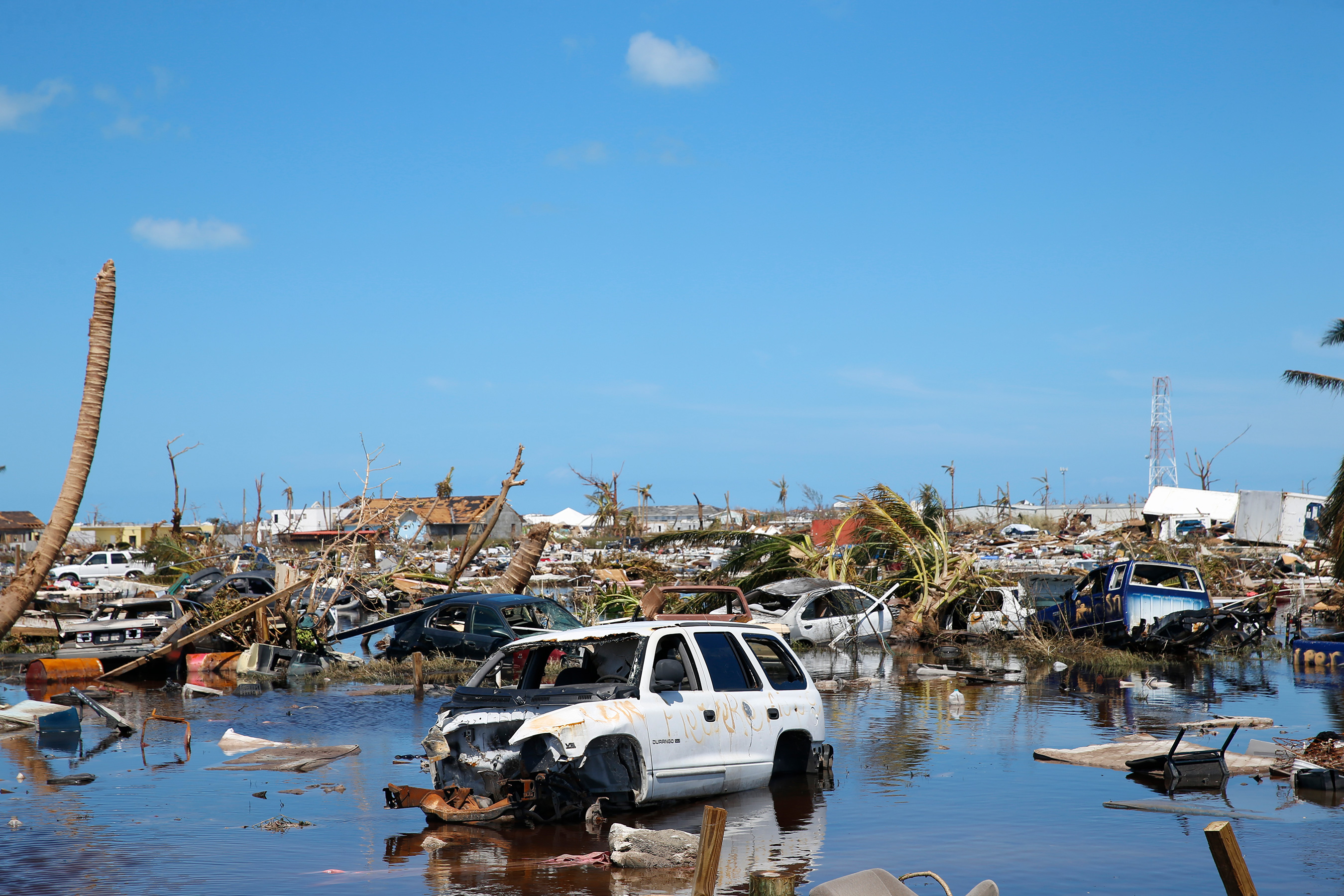 devastating impact of Hurricane Dorian in the Bahamas