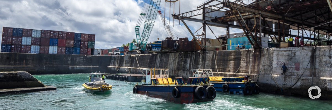 Construction begins for Nauru's first international port, supported by ADB Construction begins for Nauru's first international port, supported by ADB
