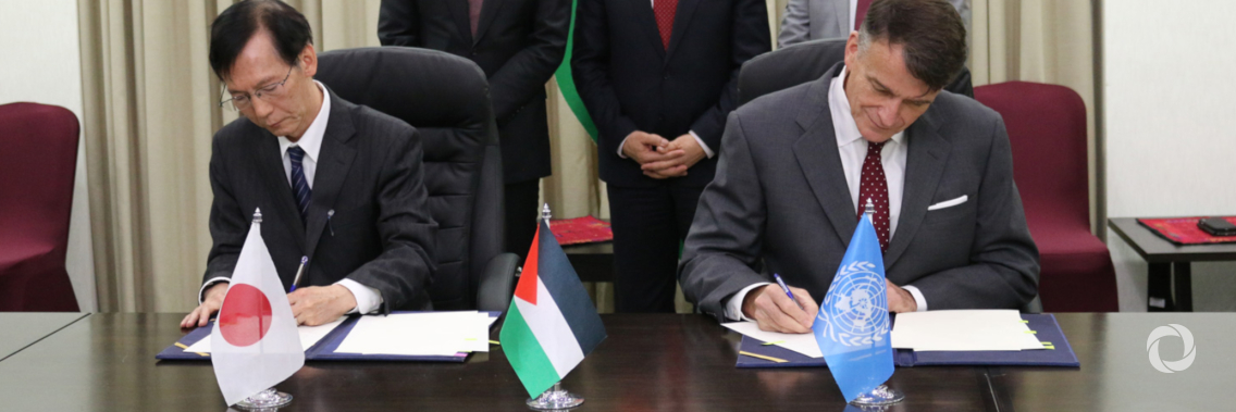 Japan contributes over US$ 11 million for food, education and sanitation for Palestine refugees Japan contributes over US$ 11 million for food, education and sanitation for Palestine refugees