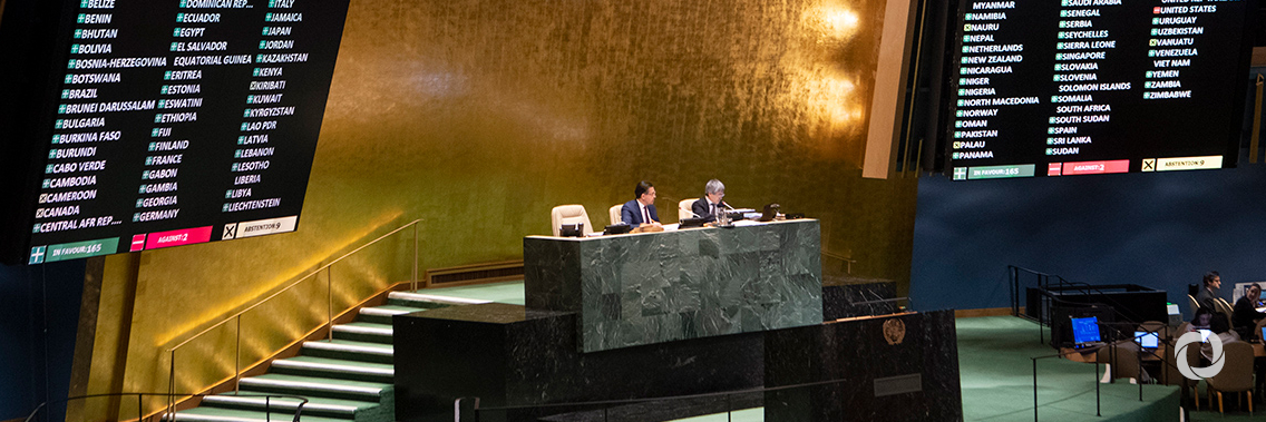Immense support for the renewal of the UNRWA mandate at the UN General Assembly Immense support for the renewal of the UNRWA mandate at the UN General Assembly