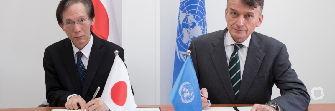 Japan contributes over US$ 22.4 million for health, education and emergency humanitarian assistance Japan contributes over US$ 22.4 million for health, education and emergency humanitarian assistance