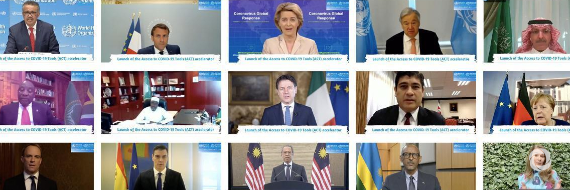 Saudi G20 Presidency welcomes the launch of “Access to COVID-19 Tools (ACT) Accelerator” initiative Saudi G20 Presidency welcomes the launch of “Access to COVID-19 Tools (ACT) Accelerator” initiative