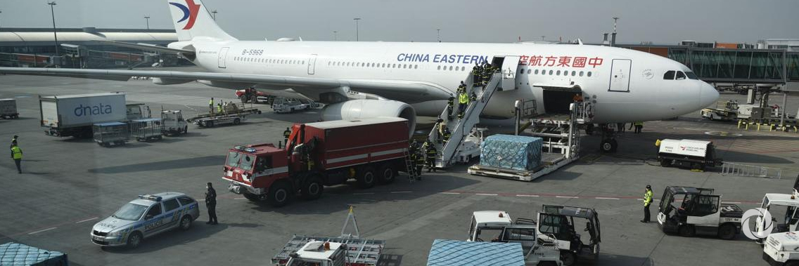 Chinese aid to the EU delivered to Italy