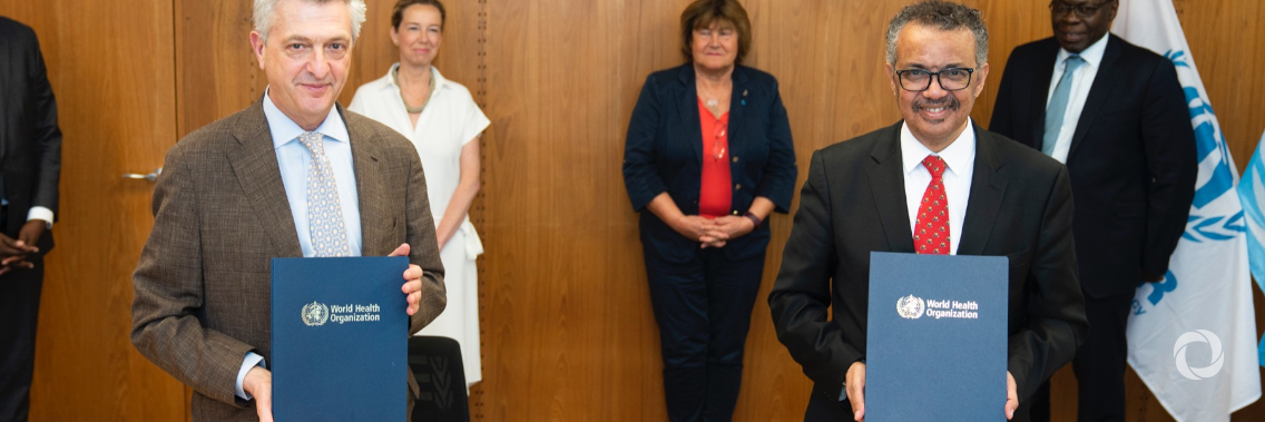 WHO and UNHCR join forces to improve health services for refugees, displaced and stateless people WHO and UNHCR join forces to improve health services for refugees, displaced and stateless people