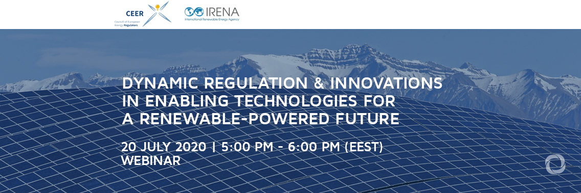 Webinar | Dynamic regulation and innovations in enabling technologies for a renewable-powered future Webinar | Dynamic regulation and innovations in enabling technologies for a renewable-powered future