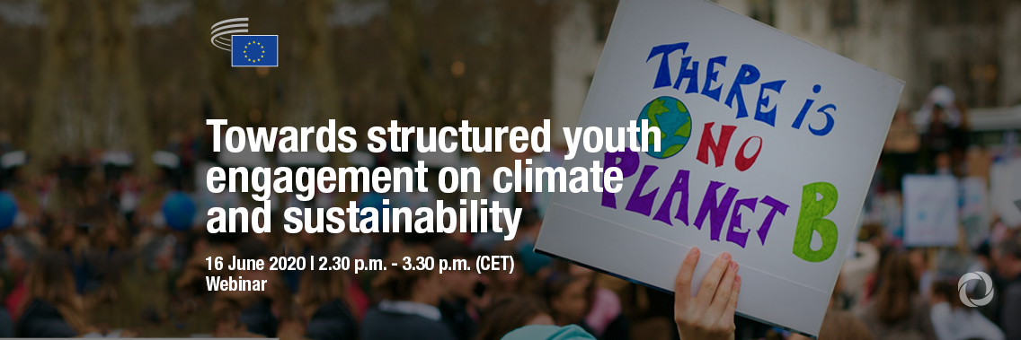 Webinar | Towards structured youth engagement on climate and sustainability Webinar | Towards structured youth engagement on climate and sustainability