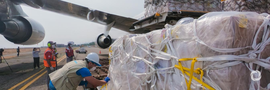 UN humanitarian flight arrives in Venezuela with nutrition, water, hygiene and sanitation supplies UN humanitarian flight arrives in Venezuela with nutrition, water, hygiene and sanitation supplies