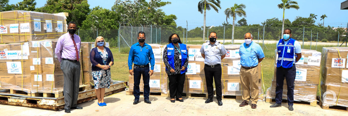 Governments of United Kingdom and Canada and PAHO/WHO donate over USD$271,135 of PPEs for COVID-19 response in Belize Governments of United Kingdom and Canada and PAHO/WHO donate over USD$271,135 of PPEs for COVID-19 response in Belize
