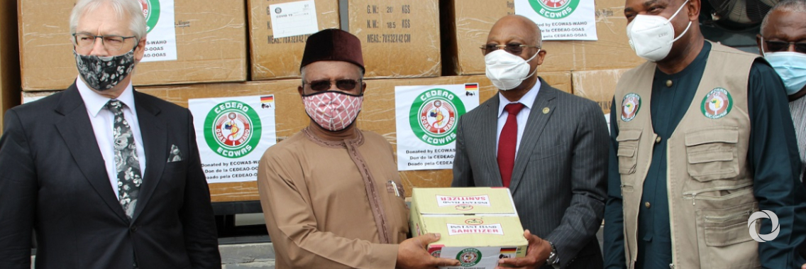 ECOWAS hands over essential medical equipment to Nigeria for COVID-19 response ECOWAS hands over essential medical equipment to Nigeria for COVID-19 response