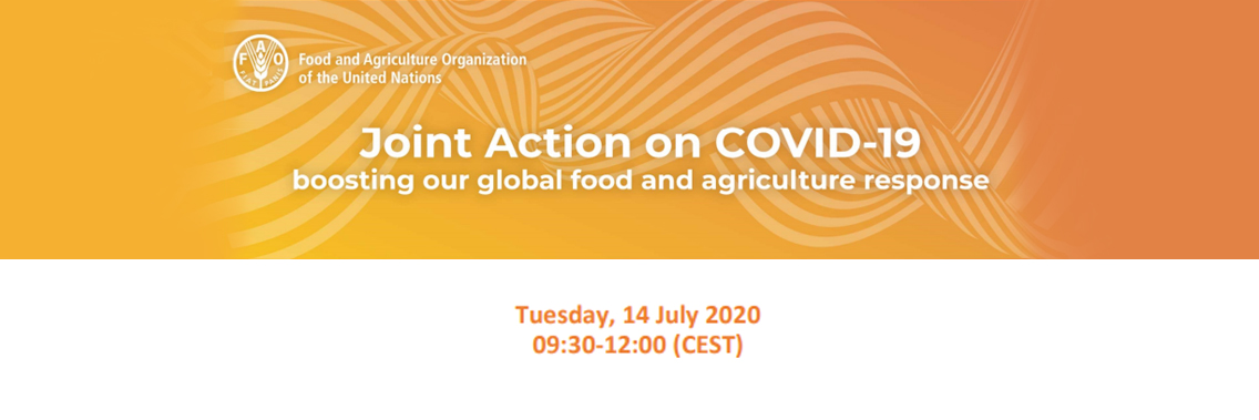 Virtual Meeting | Joint Action on COVID-19: Boosting our global food and agriculture response Virtual Meeting | Joint Action on COVID-19: Boosting our global food and agriculture response