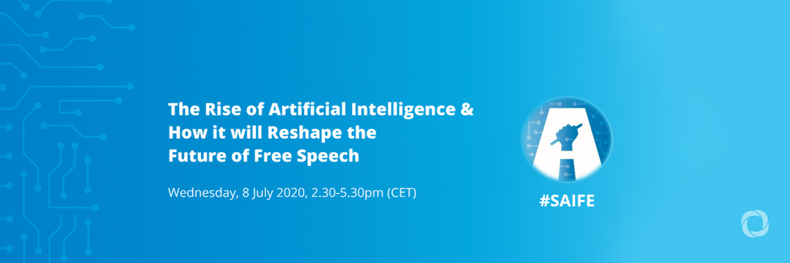 Virtual event | The Rise of Artificial Intelligence and How it will Reshape the Future of Free Speech Virtual event | The Rise of Artificial Intelligence and How it will Reshape the Future of Free Speech