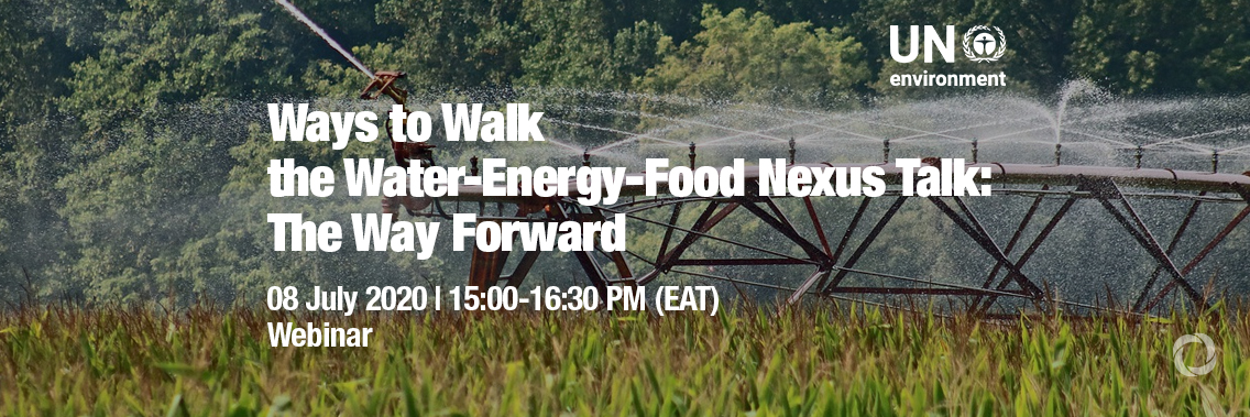Webinar | Ways to Walk the Water-Energy-Food Nexus Talk: The Way Forward Webinar | Ways to Walk the Water-Energy-Food Nexus Talk: The Way Forward